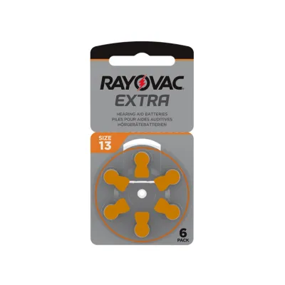 Rayovac Hörapparatsbatterier ZA13 6-pack