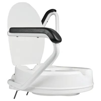 Toalettförhöjning med armstöd, 10 cm