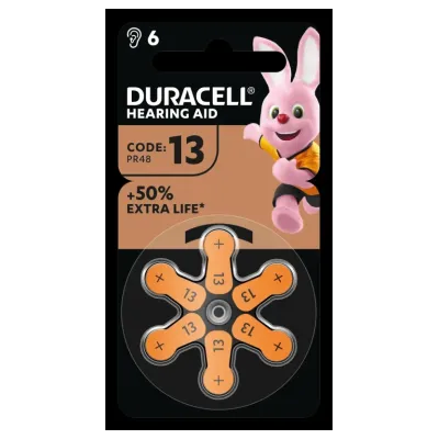 Duracell Hörapparatsbatteri 13