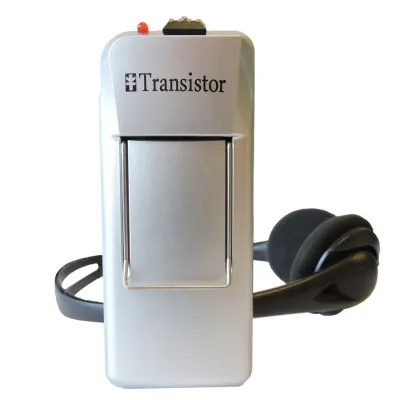Transistor - Samtalsförstärkare Favorit, med hörlurar