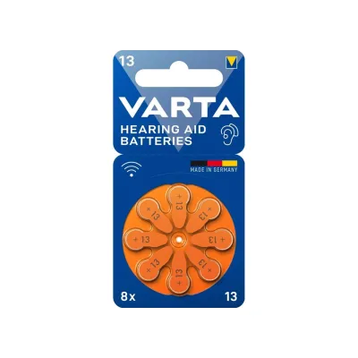Hörapparatbatterier typ 13 8-blister
