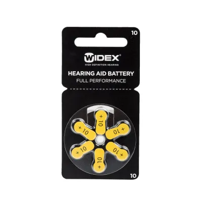 Widex 10 Batteri