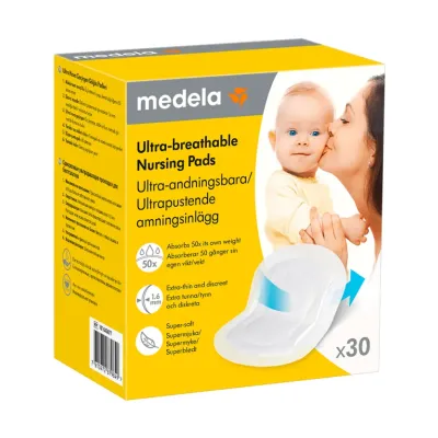 Medela Ultra-Andningsbara Amningsinlägg 30-pack