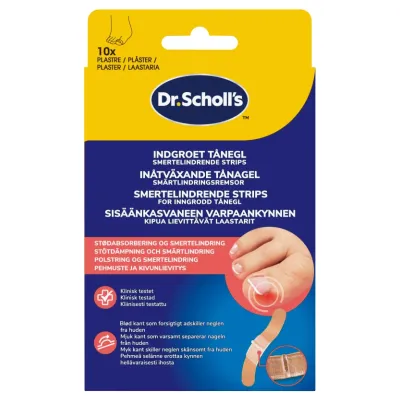 Dr. Scholl's Smärtlindringsremsor För Inåtväxande Tånagel
