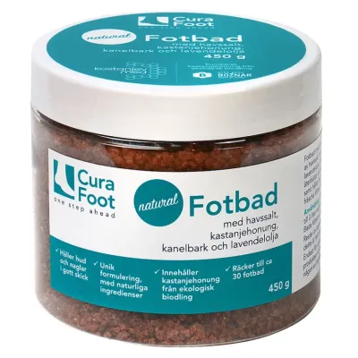 CuraFoot Natural Fotbad 450 g