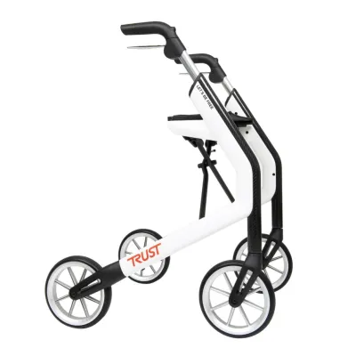 TrustCare Let's Be Free - utomhus-rollator i kolfiber