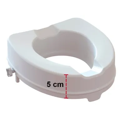 Toalettförhöjning utan lock - 5 cm