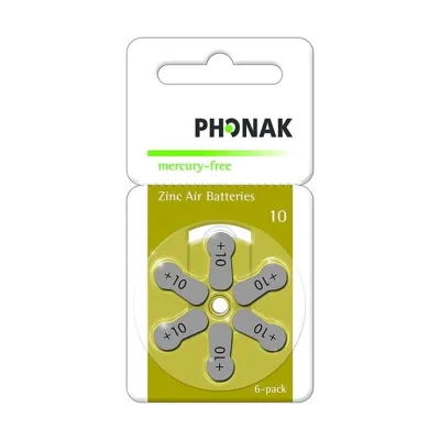 Phonak 10 Batteri