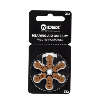 Widex 312 batteri