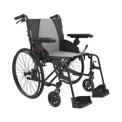 rullstol 22" - Transportvänlig och hopfällbar