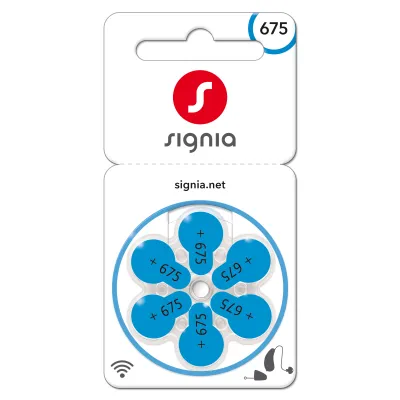 Signia 675 Batteri