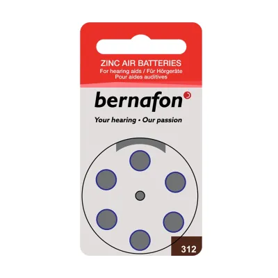 Bernafon 312 Batteri