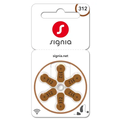 Signia 312 Batteri