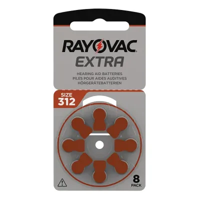 Rayovac Extra Hörapparatsbatterier 312